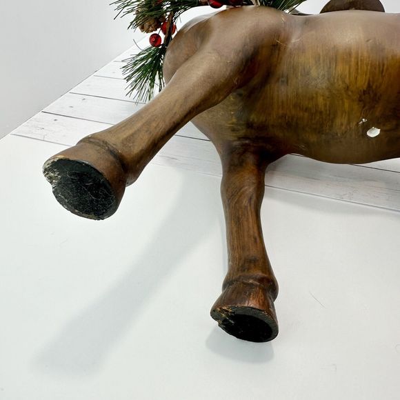 Large Resin Votive Candle Reindeer - Picture 16 of 16